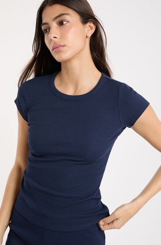 Joani Ribbed Pyjama T-shirt