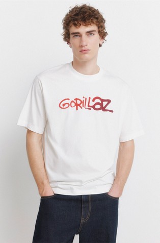 Gorillaz majica s otiskom sprijeda i straga
