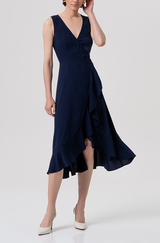 Midi haljina bez rukava