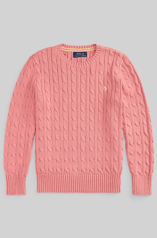 Strukturirano pleten pamučni pulover