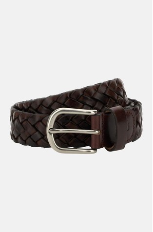 Prepleten kožni remen