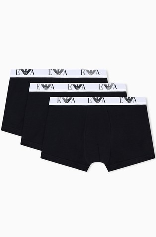 Paket od 3 para bokserica s logo obrubom