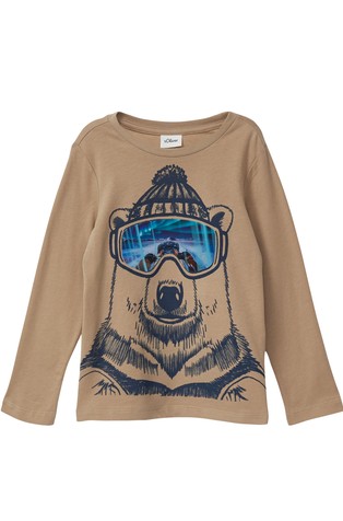 Pamučna majica dugih rukava s otiskom