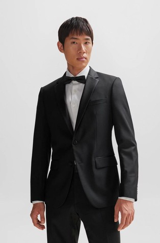 Slim fit vuneni smoking sako