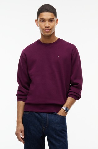 Regular fit pulover s izvezenom logo zastavicom