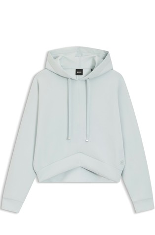 Loose fit pulover s kapuljačom i dvostrukim monogramom B