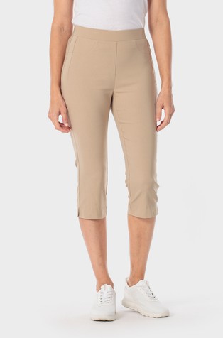 Capri hlače od rastezljive mješavine viskoze