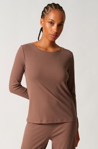 Night In Skiny 02 Ribbed shirt long sleeve