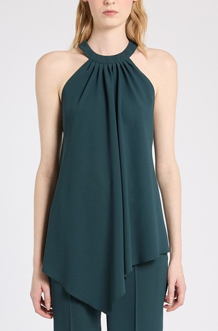 Art. 365 Asymmetric envers satin top
