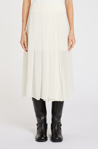 ART.365 duga suknja od tila s plisiranim naborima