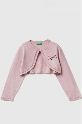 Kratak kardigan od mješavine modala