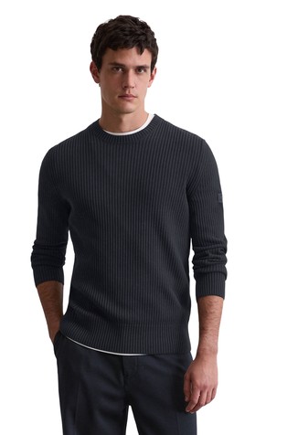 Rebrasto pleten pamučni pulover