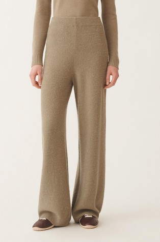 Hlače od mješavine vune sa šljokicama