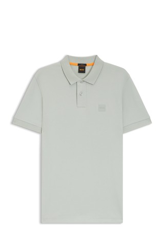 Slim fit polo majica od rastezljivog pamuka s logo našivkom