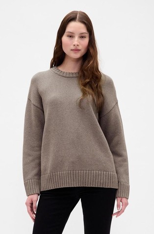 Ženski pamučni pleten pulover