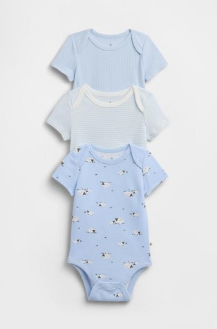 Paket od 3 bodyja kratkih rukava za novorođenčad