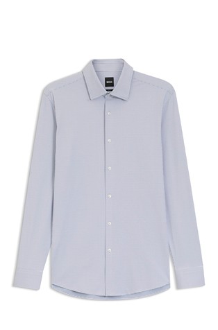 Slim fit košulja od performance-stretch jerseya