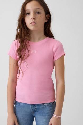 Gap logo majica kratkih rukava za djevojčice