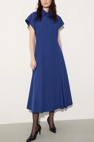 Midi košulja-haljina od pamučnog popelina