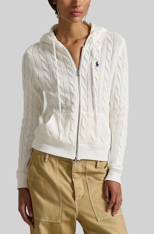 Pamučni kardigan s kapuljačom