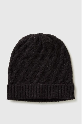 Pletena kapa s lurex vlaknima