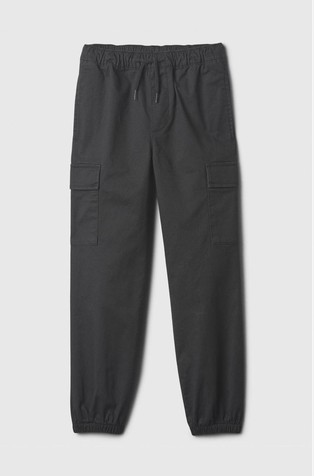 Kids Twill Cargo Joggers with Washwell