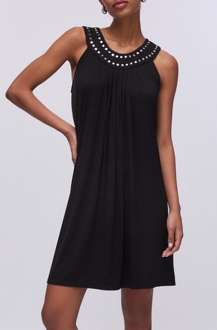 Kratka haljina s ukrasnim zakovicama