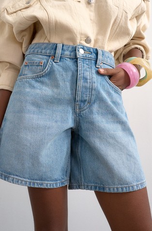 TSVIGGA high rise denim shorts