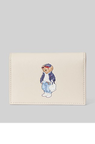 Polo Bear kožni novčanik za kartice