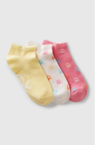 Paket od 3 para niskih čarapa