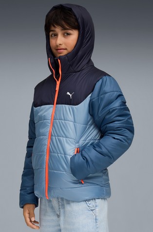 Essentials prošivena jakna s kapuljačom