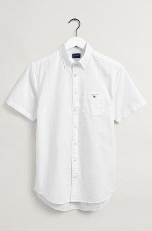 Regular Fit Short Sleeve Oxford Shirt