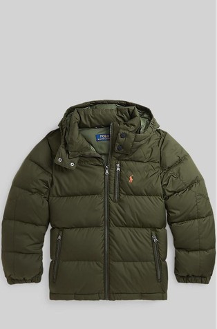 Jakna punjena paperjem od ripstop tkanine s kapuljačom