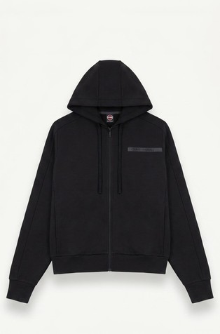 Full zip hoodie in cotton-blend