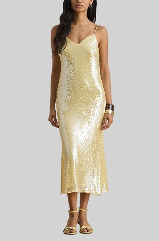 Sequined Cocktail Dress