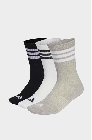 3-Stripes Cushioned Crew Socks 3 Pair Pack