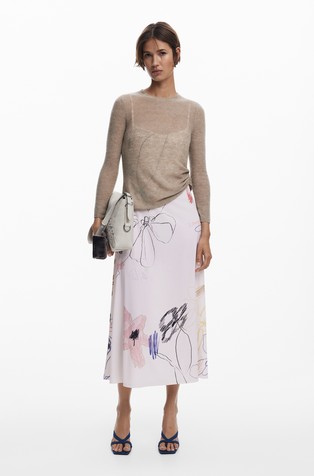 2-u-1 haljina s printom ilustracija