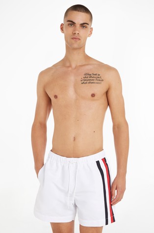 Kupaće hlače s trakom u logo bojama